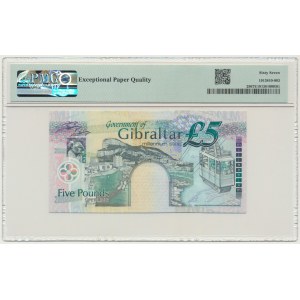 Gibraltar, 5 Pounds 2000 - PMG 67 EPQ