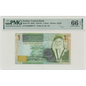 Jordan, 1 Dinar 2020 - KKH000777 - PMG 66 EPQ
