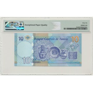 Tunisia, 10 Dinars 2020 - PMG 66 EPQ