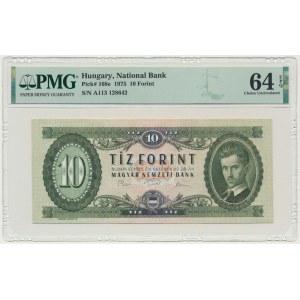 Hungary, 10 Forint 1975 - PMG 64 EPQ