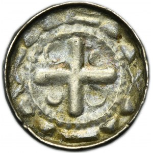 Poland, Cross denarius 2nd half 11th century