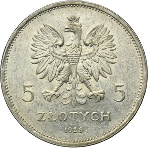 Nike, 5 złotych Bruksela 1928