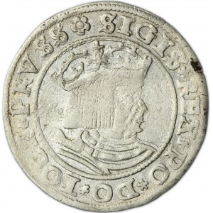 Sigismund I the Old, Groschen Thorn 1529 - PRVSS/PRVSS - VERY RARE