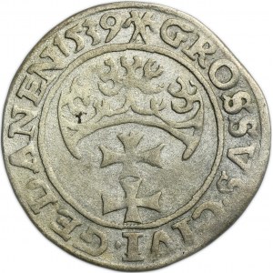 Sigismund I the Old, Groschen Danzig 1539 - PRVS