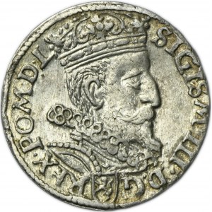 Sigismund III Vasa, 3 Groschen Krakau 1601 - right head