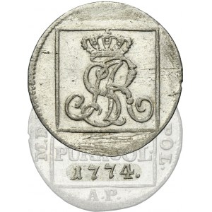 Poniatowski, Groschen Warsaw 1774 AP - RARE