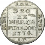 Poniatowski, Groschen Warsaw 1774 AP - RARE