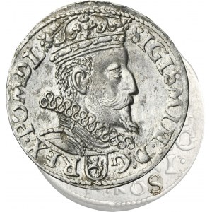 Sigismund III Vasa, 3 Groschen Krakau 1605 - VERY RARE, letter S instead of 5 in date