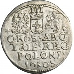 Sigismund III Vasa, 3 Groschen Krakau 1605 - VERY RARE, letter S instead of 5 in date