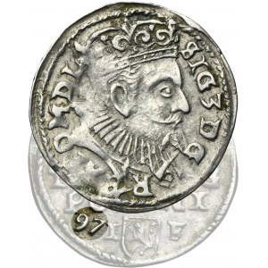 Sigismund III Vasa, 3 Groschen Lublin 1597 - RARE