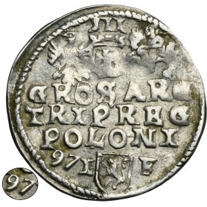 Sigismund III Vasa, 3 Groschen Lublin 1597 - RARE