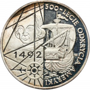 200.000 złotych 1992 500-lecie odkrycia Ameryki