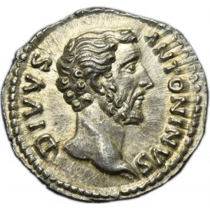 Roman Imperial, Antoninus Pius, Posthumous Denarius - ex. The Dioscuri Collection
