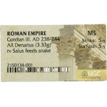 Roman Imperial, Gordian III, Denarius