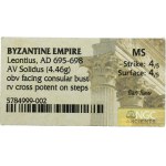 Byzantine Empire, Leontius, Solidus