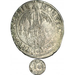 John II Casimir, 1/4 Thaler 1664 HDL - EXTREMELY RARE