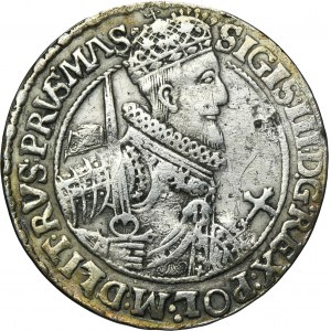 Sigismund III Vasa, 1/4 Thaler Bromberg 1621 - PRVS MAS