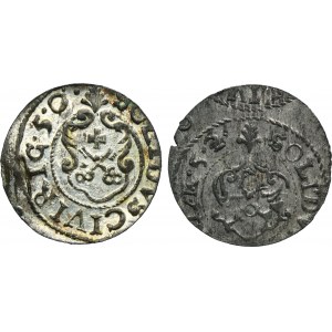 Lot, Riga and Livonia under the Sweden, Christina, Schilling (2 pcs.)