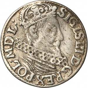 Sigismund III Vasa, 3 Groschen Krakau 1618 - SIGIS