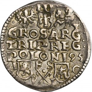 Sigismund III Vasa, 3 Groschen Bromberg 1595