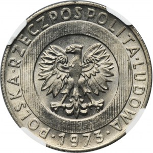 20 złotych 1973 Wieżowiec i kłosy - NGC MS66
