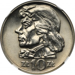 10 złotych 1959 Kościuszko - NGC MS65