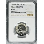 10 złotych 1975 Adam Mickiewicz - NGC MS66