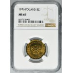 5 złotych 1976 - NGC MS65