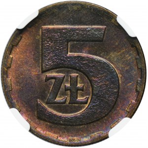 5 złotych 1976 - NGC MS64