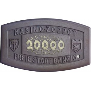 Free City of Danzig, Cassino Zoppot, 20.000 gulden - VERY RARE