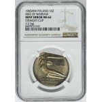 DESTRUKT, 10 złotych 1965 VII Wieków Warszawy - NGC MINT ERROR MS63