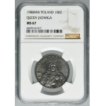 100 złotych 1988 Jadwiga - NGC MS67