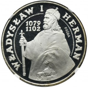PRÓBA, 200 złotych 1981 Władysław I Herman - NGC PF68 ULTRA CAMEO