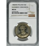 50 zloty 1980 Casimir I the Restorer - NGC MS64