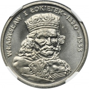 100 złotych 1986 Władysław I Łokietek - NGC MS64
