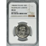 100 złotych 1986 Władysław I Łokietek - NGC MS64