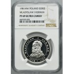 200 złotych 1981 Władysław I Herman - NGC PF69 ULTRA CAMEO