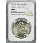 100 złotych 1966 Mieszko i Dąbrówka - NGC MS66