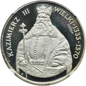 MUSTER, 1.000 Gold 1987 Kasimir III. der Große - NGC PF68 ULTRA CAMEO