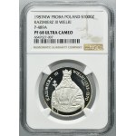 MUSTER, 1.000 Gold 1987 Kasimir III. der Große - NGC PF68 ULTRA CAMEO