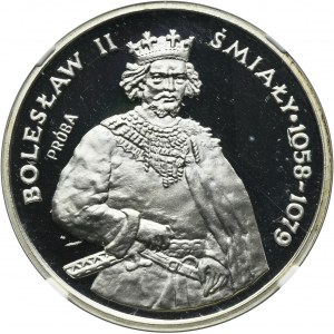 PRÓBA, 200 złotych 1981 Bolesław II Śmiały - NGC PF68 ULTRA CAMEO