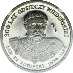 PRÓBA NIKIEL, 200 złotych 1983 300 lat Odsieczy Wiedeńskiej - NGC PF67 ULTRA CAMEO
