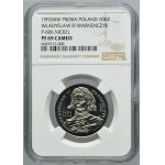 PRÓBA NIKIEL, 10.000 złotych 1992 Władysław III Warneńczyk - popiersie - NGC PF69 CAMEO
