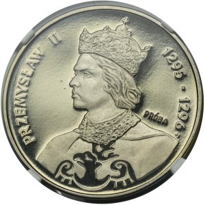 PRÓBA NIKIEL, 500 złotych 1985 Przemysław II - NGC PF67 ULTRA CAMEO