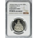 SAMPLE OF NICHOLS, 1,000 gold 1987 Casimir the Great - half figure - NGC PF68 ULTRA CAMEO