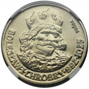 PRÓBA NIKIEL, 50 złotych 1980 Bolesław I Chrobry - NGC PF65 CAMEO