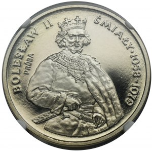 SAMPLE NIKIEL, 200 gold 1981 Boleslaw II the Bold - half figure - NGC PF68 ULTRA CAMEO