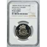 PRÓBA NIKIEL, 50 złotych 1980 Bolesław I Chrobry - NGC PF66 CAMEO