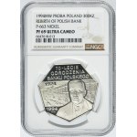 SAMPLE NIKIEL, 300,000 gold 1994 70th Anniversary of the Revival of the Bank of Poland - NGC PF69 ULTRA CAMEO
