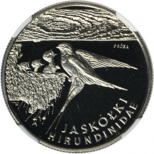 PRÓBA NIKIEL, 20.000 złotych 1993 Jaskółki - NGC PF69 ULTRA CAMEO